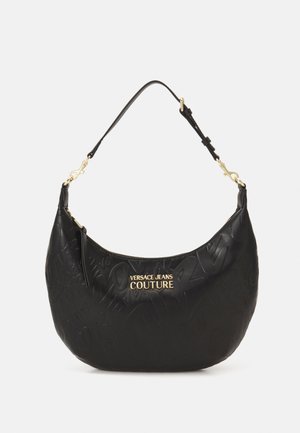 EMBOSSED LOGO SHOULDER BAG - Håndveske - black
