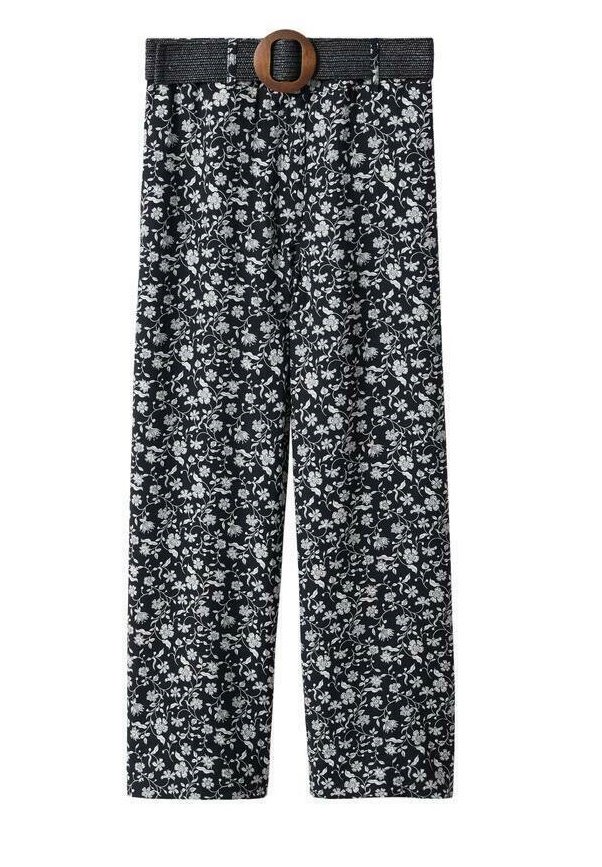 Mango Broek zwart