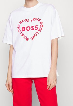 T-shirt print - white