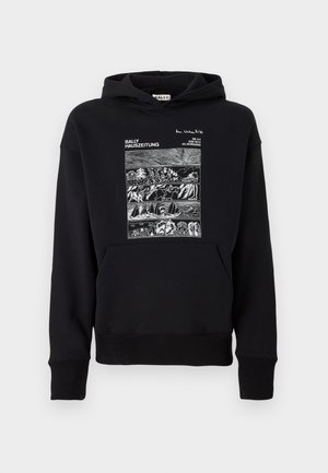 Sweatshirt - black/white