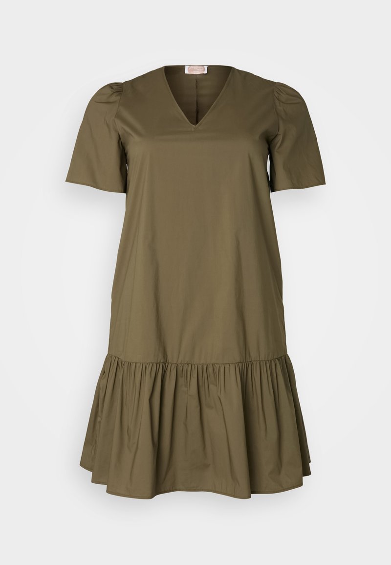 Persona by Marina Rinaldi Jurk olijfgroen Persona by Marina Rinaldi Jurk olijfgroen