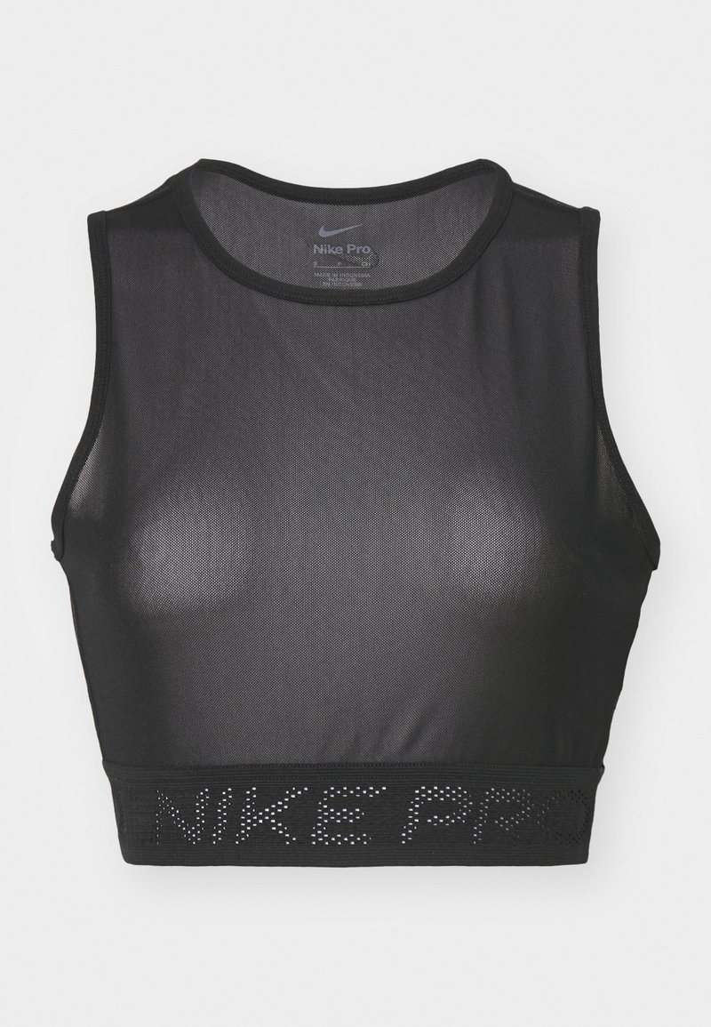Nike Performance PRO TANK - Linne - black/white/svart - Zalando.se