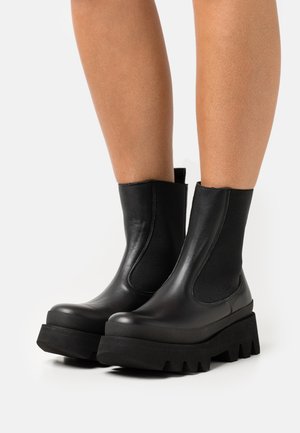 BIANCA - Bottines à plateau - black