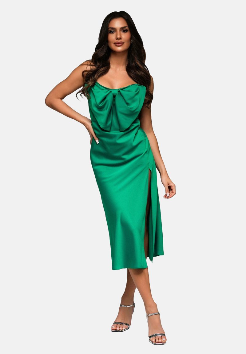 Ombre Koktejlové šaty / šaty na párty - green
