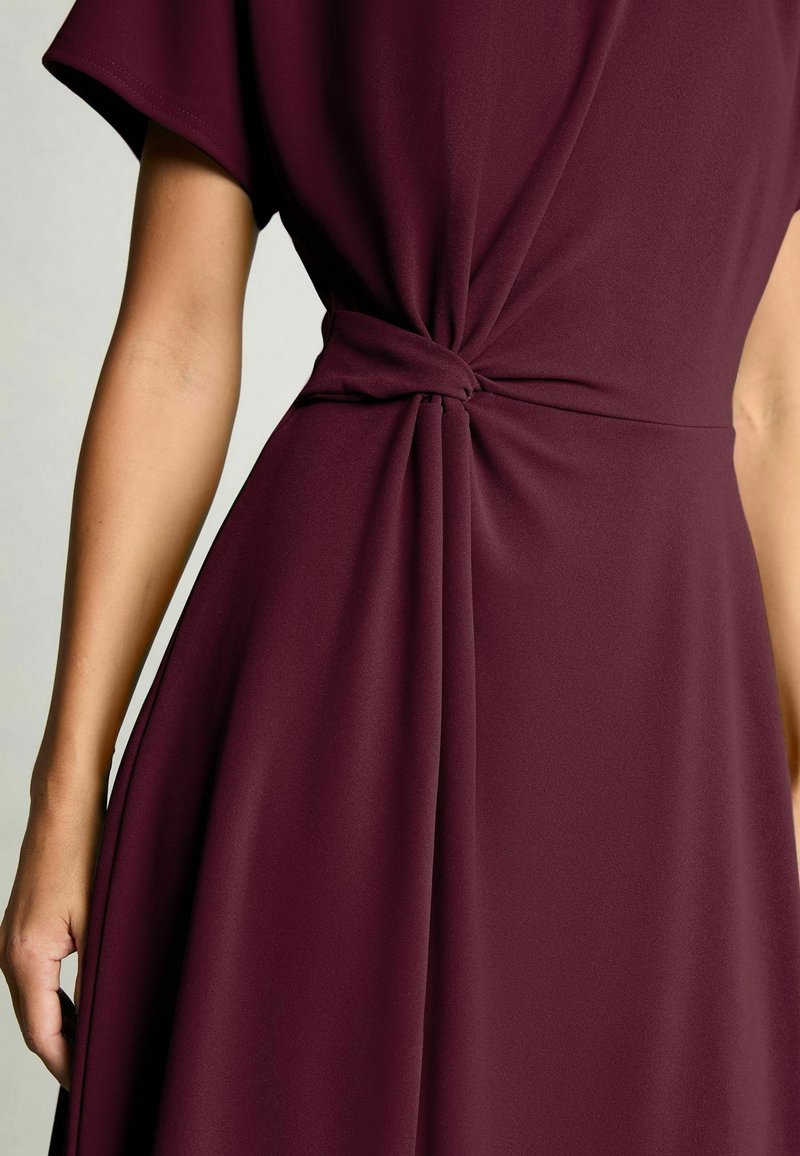 brown tie dye bodycon dress Haute Hippie