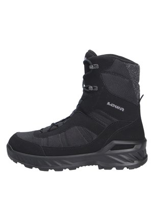 Lace-up ankle boots - schwarz