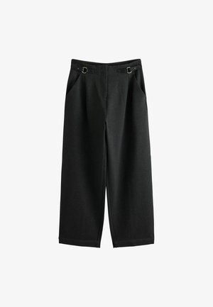 Next, TALL FIT - N. PREMIUM HEAVYWEIGHT PONTE BARREL LEG TROUSERS - Trousers - grey