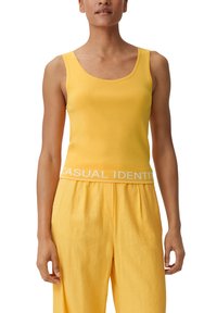 comma casual identity Top - gelb