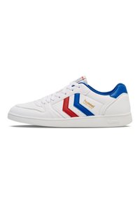 Hummel - PERFEKT - Sportbačiai - white/blue/red Miniatiūros vaizdas 1