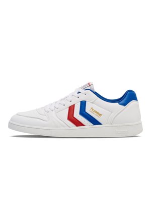 Hummel PERFEKT - Joggesko - white/blue/red