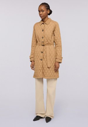 TRAPUNTATO CON DETTAGLI - Trench - beige agrigento