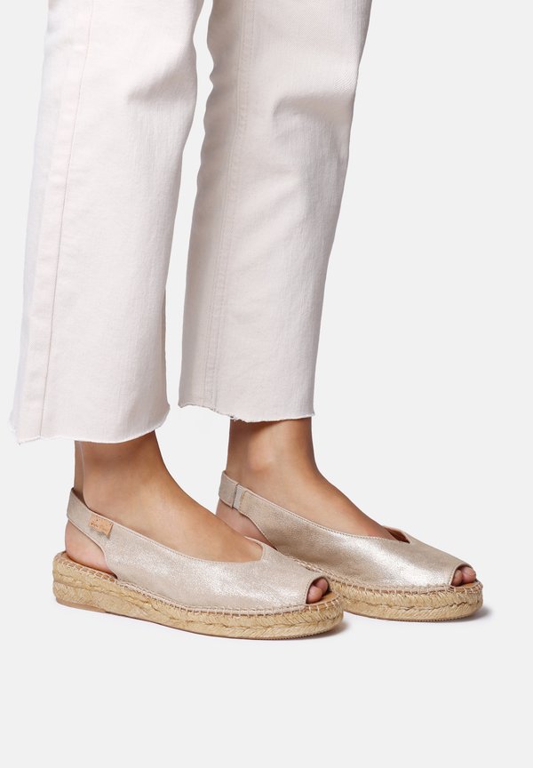 Plateaupumps - champagne