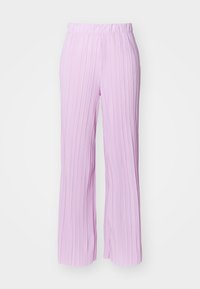 PAMMI WIDE PLISSE  - Pantalones - roseate spoonbill