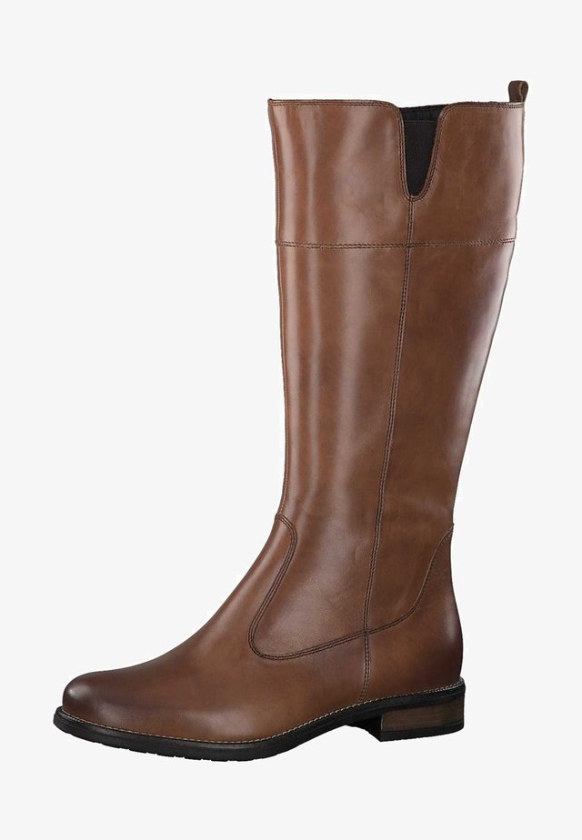 Braune Stiefel Boots Fur Damen Reinschlupfen Wohlfuhlen Bei Zalando
