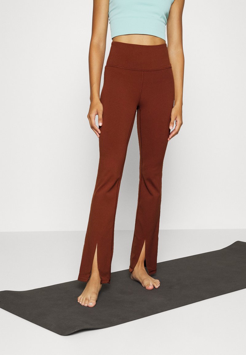 Athleta ELATION SPLIT FLARE PANT Leggings Trousers ancient