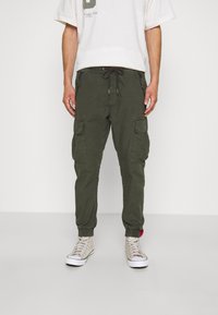 Alpha Industries - Pantalon cargo - greyblack Image miniature 1