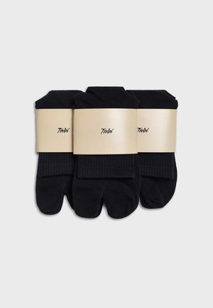 Tabi Footwear, SPLIT TOE SOCKS 3 PACK UNISEX - Чорапи - black