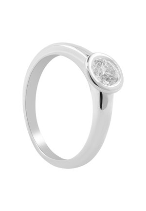 MUAU Schmuck SOLITAIRE RING DIAMANT 0.50CT. - Ring - weißgoldfarben