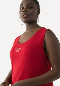 Ulla Popken PIMA  - Top - salsa