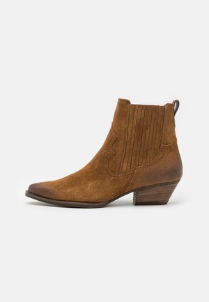 Bottines de cowboy / motard - toffee
