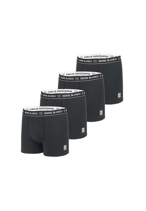 Serge Blanco 4 PACK PLAIN - Boxers - noir