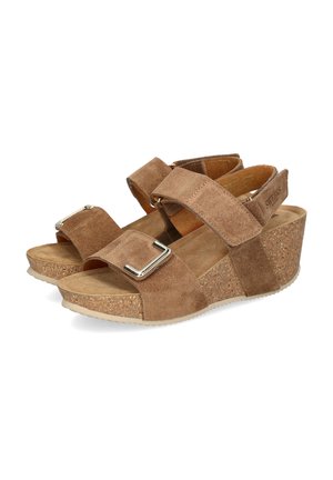 ESTER - Platform sandals - brown