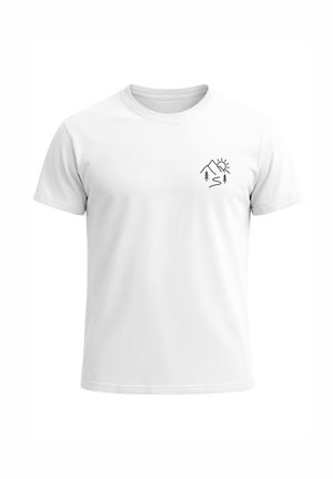 Neverless, Print T-shirt - weiß
