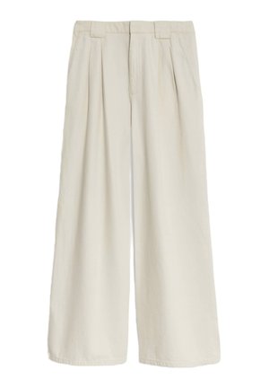 Marks & Spencer TAILORED WIDE LEG - Jeans baggy - ecru