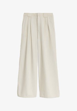 Marks & Spencer TAILORED WIDE LEG - Relaxed fit jeans - ecru