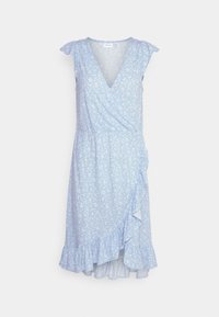 VILA Jerseyklänning - light blue