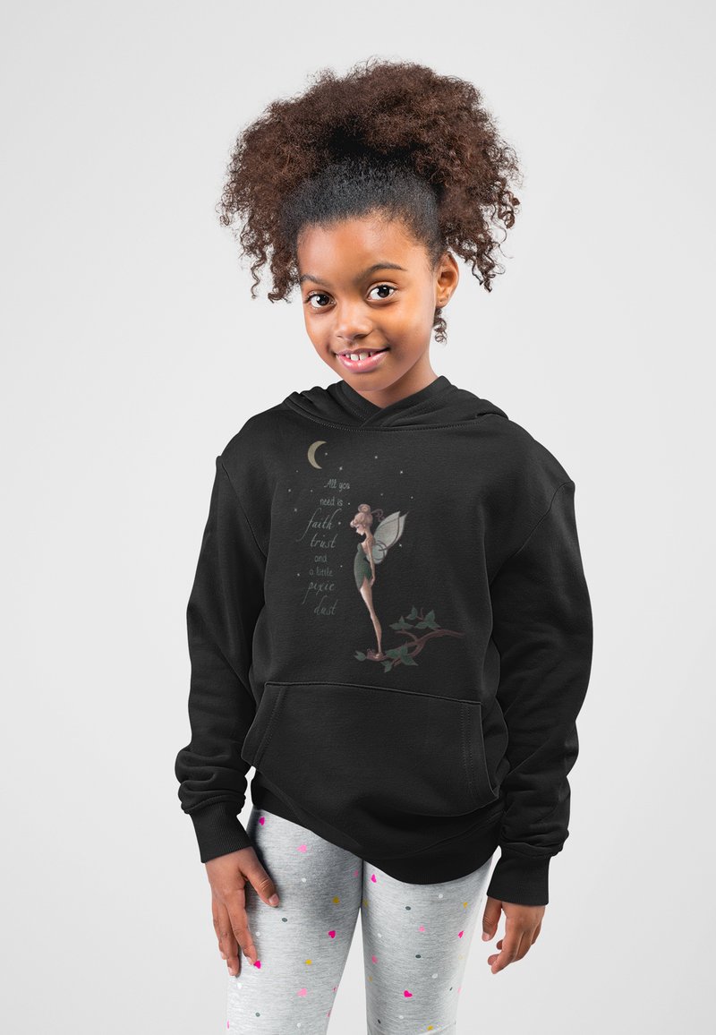 Disney PETER PAN TINK FALL - Mikina s kapucí - black