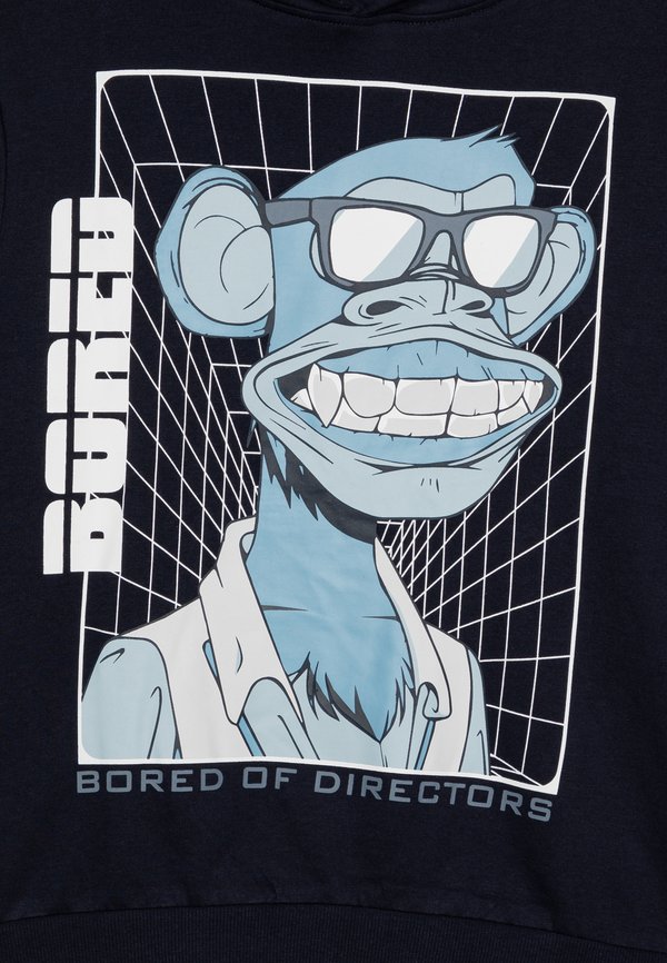 NKMNOBEL BOREDOFD SKY - Hoodie - dark sapphire3