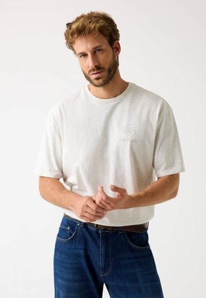 T-shirts print - creme