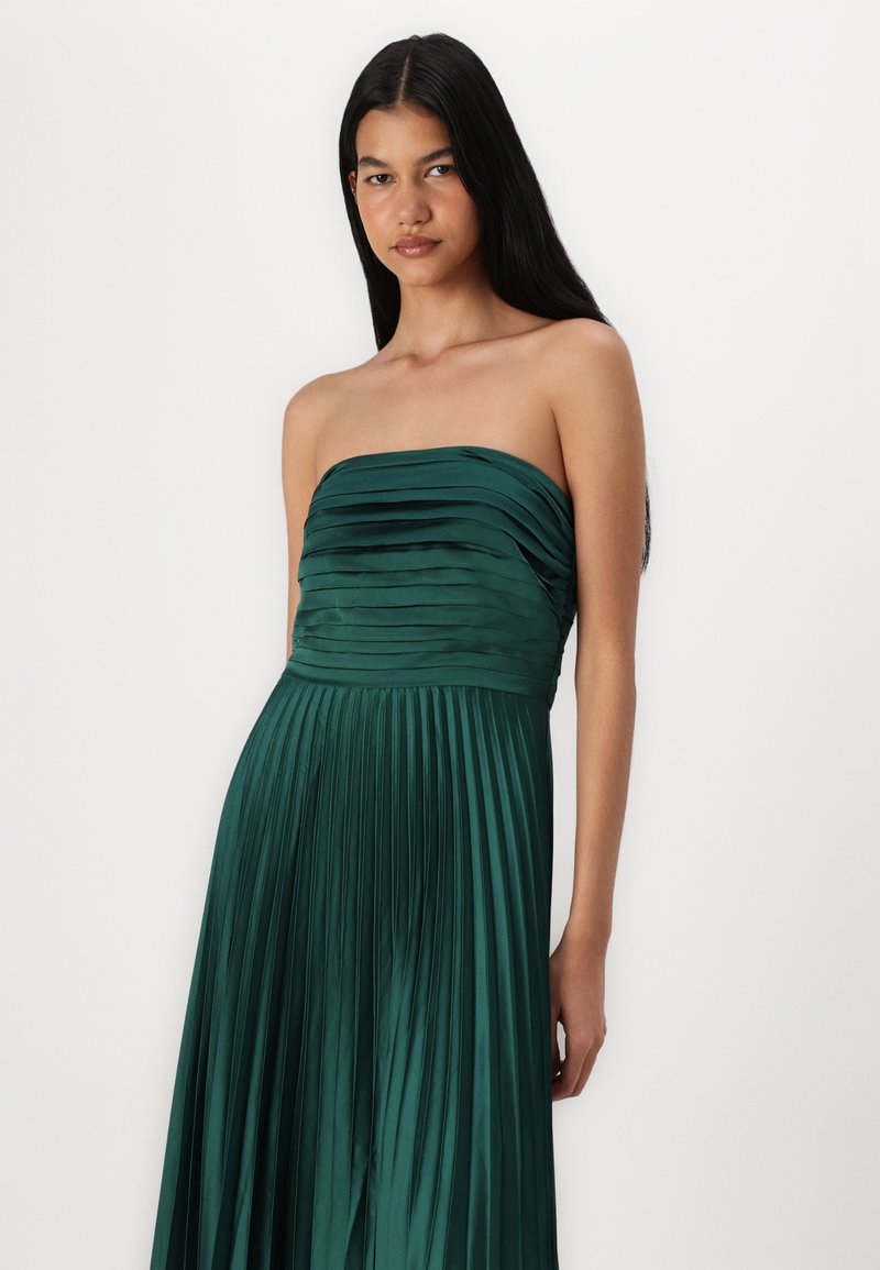 Abercrombie & Fitch The A&F Giselle Strapless Drama Maxi Dress - Occasion  wear - green - Zalando.ie