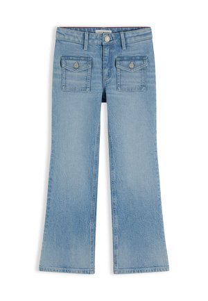 Tommy Hilfiger, PATCH POCKETS - Jean flare - denim light