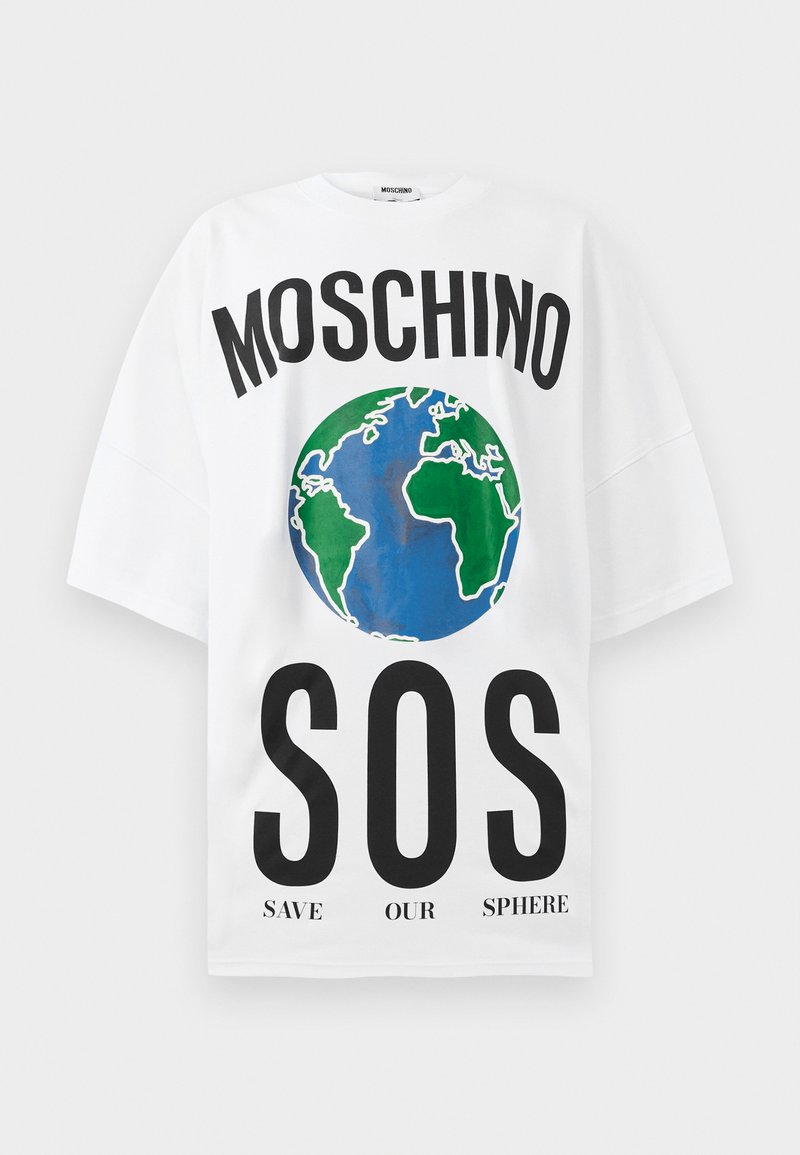 Moschino Jerseyjurk wit