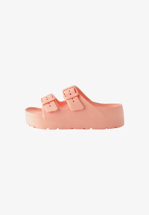 DOUBLE BUCKLE CHUNKYREGULAR FIT - Chanclas de baño - apricot pink