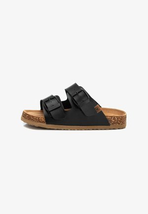 XTI Sandalias planas - black