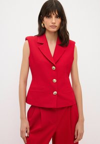 PEPLUM - Chaleco - red