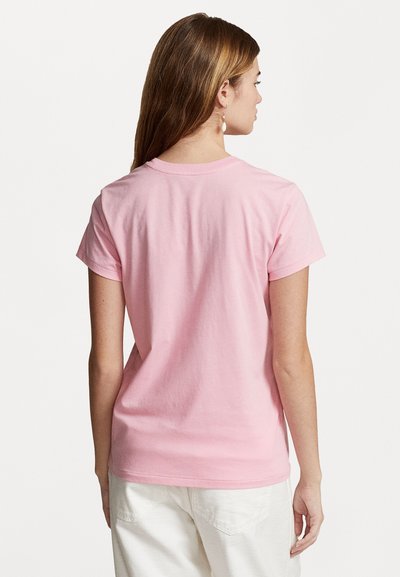 Polo Ralph Lauren COTTON JERSEY CREWNECK T-SHIRT - Pamata T-krekls - course pink