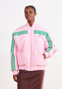 adidas Originals Bomber tipa jaka - green/true pink