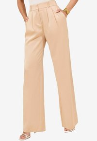 WIDE - Stoffhose - champagne gold