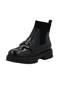 Rieker Bottines à plateau - schwarz