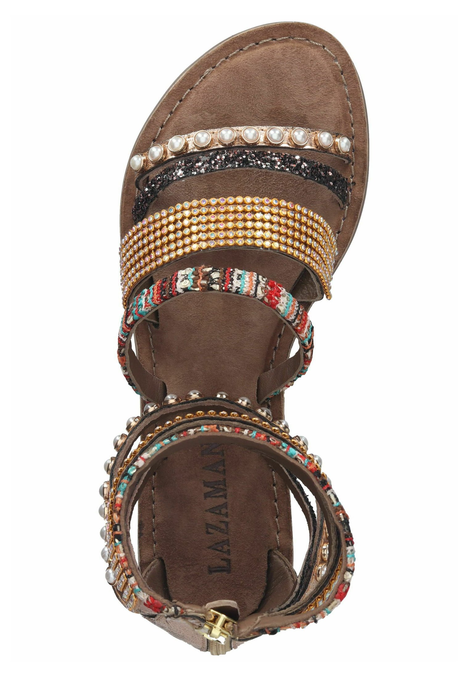 Lazamani Sandalen met enkelbandjes - copper/koper - Zalando.be