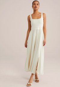 WE Fashion - Jersey dress - beige Thumbnail Image 1