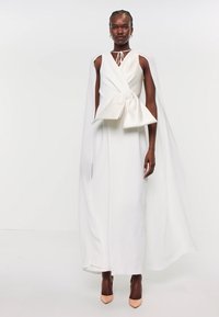Dice Kayek WEDDING DRESS WITH CAPE - Alkalmi viselet - white
