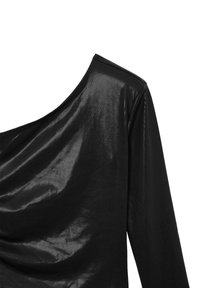 Calliope LAMINÉ À UNE ÉPAULE - Maglietta a manica lunga - noir