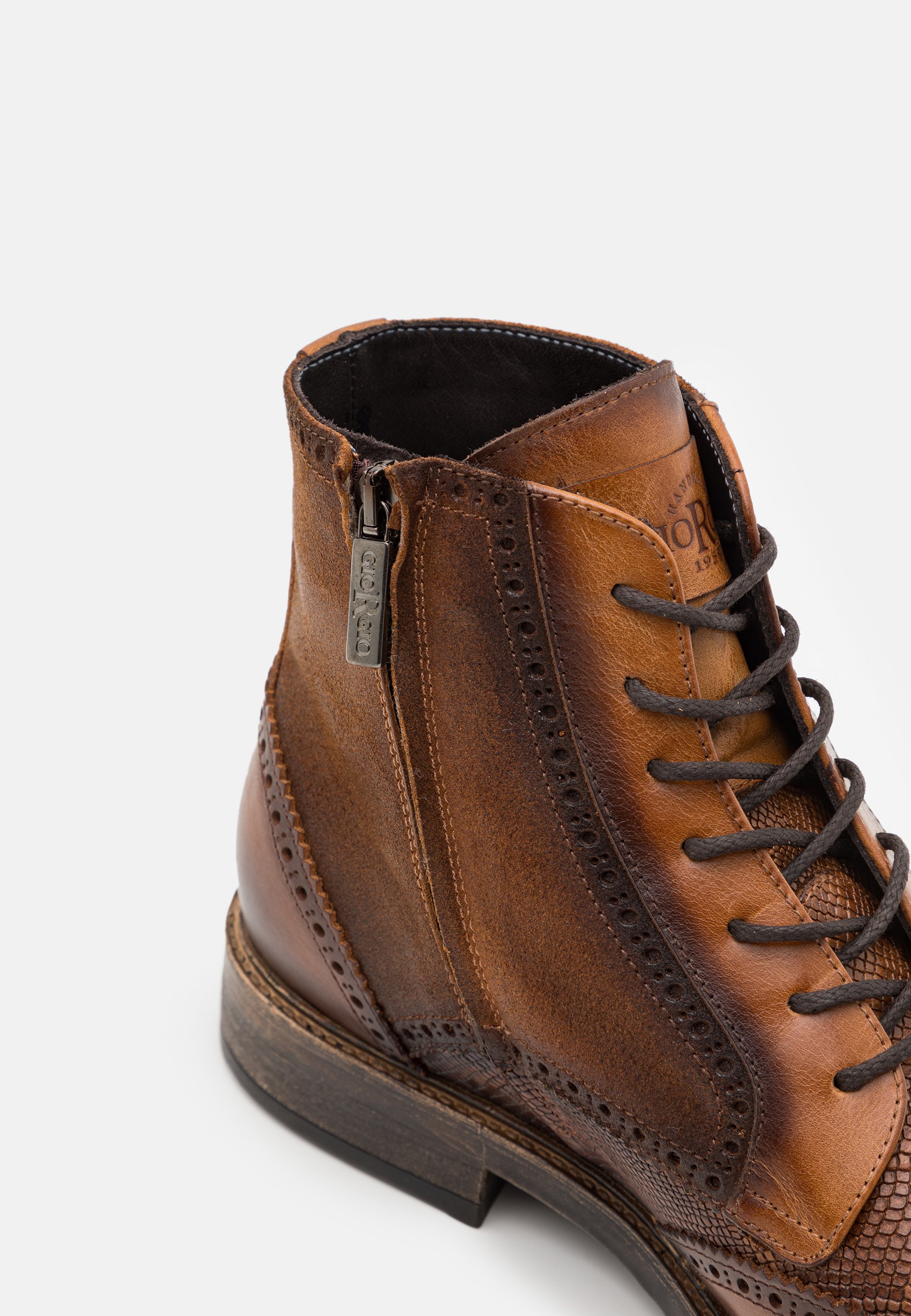 Giorgio 1958 Lace-up ankle boots - camel/cognac - Zalando.de
