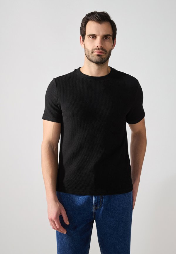 BASIC RIB T-SHIRT - Basic T-shirt
