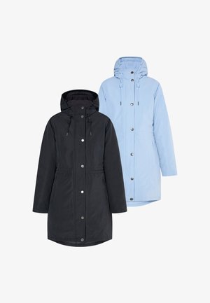 Mo, 2-PACK - Parka - eisblau schwarz